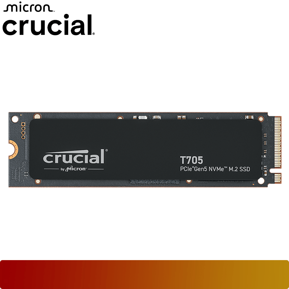 Crucial T705 1TB PCIe Gen5 NVMe M.2 SSD - 1 - Nano Komputer