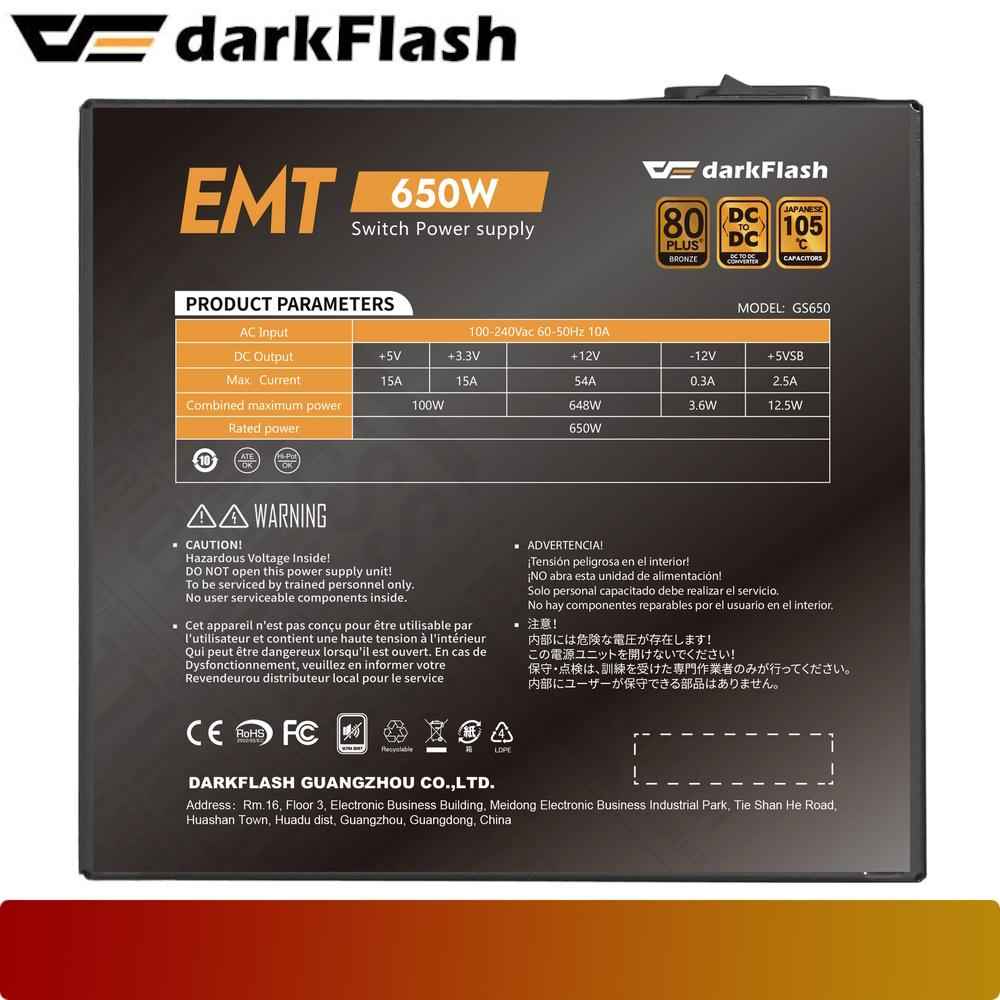 DARKFLASH EMT 650W - 4 - Nano Komputer