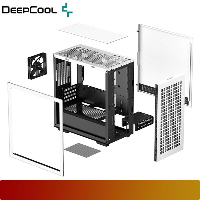 DEEPCOOL CH370 Hitam - 5 - Nano Komputer