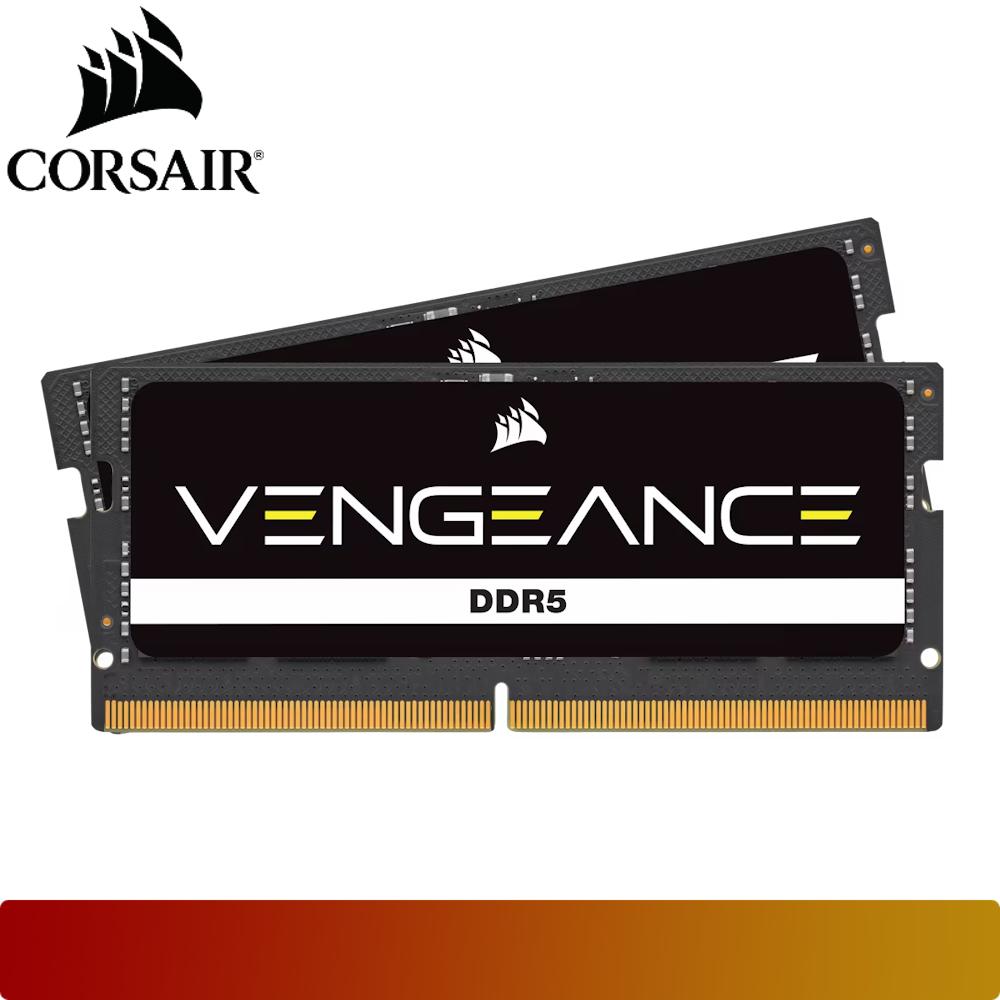 CORSAIR VENGEANCE DDR5 SODIMM 32GB (2x16GB) DDR5 5600MT/s CL48 Memory Laptop Black