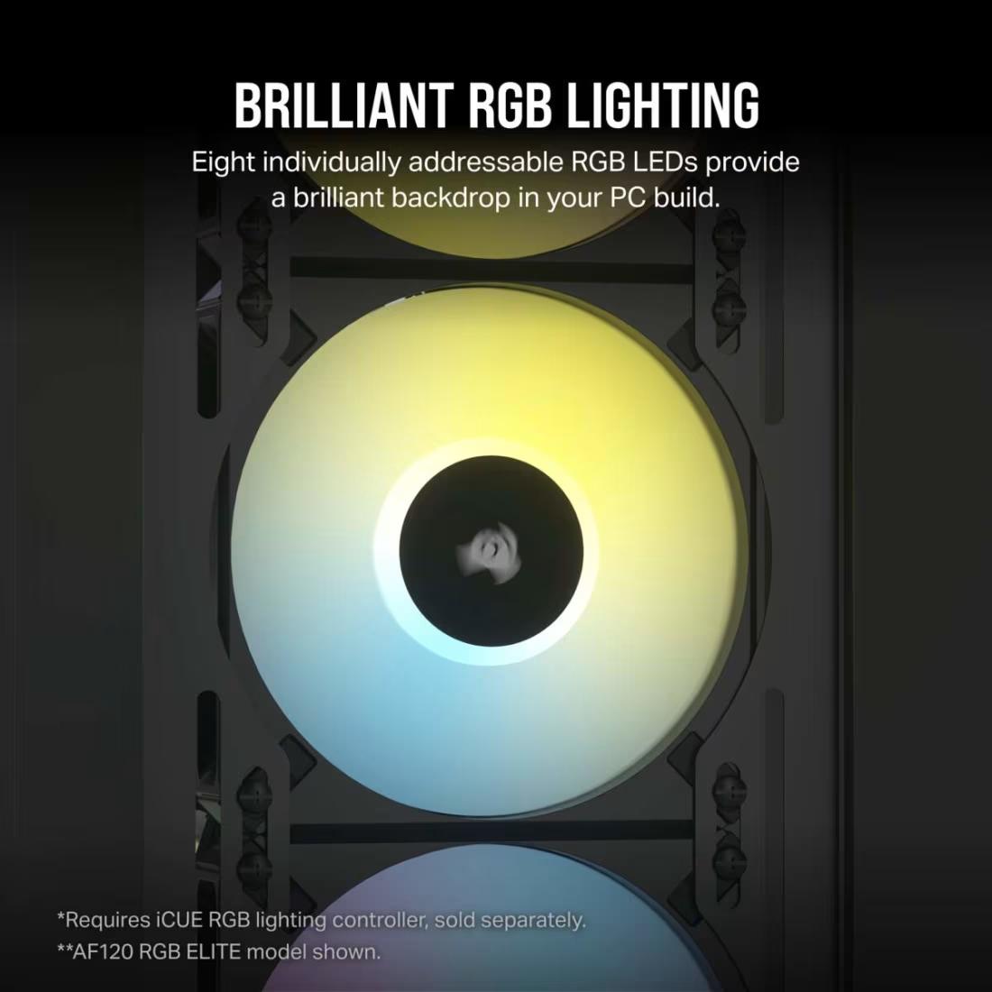 CORSAIR iCUE AF140 RGB ELITE 140mm PWM Fan