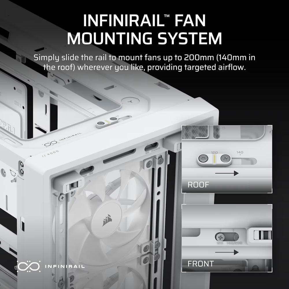 CORSAIR FRAME 4000D WOOD RS Modular Mid-Tower PC Case