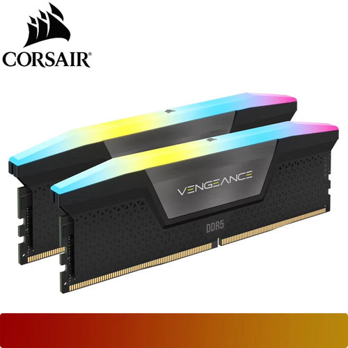 CORSAIR CMH64GX5M2B5600Z36K VENGEANCE RGB 64GB (2x32GB) DDR5 5600MT/s CL36  Kit Grey