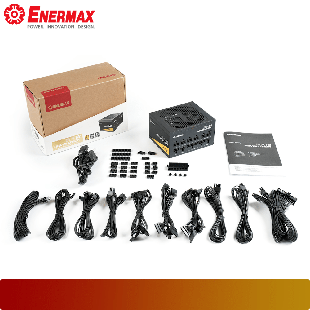 ENERMAX REVOLUTION D.F. 12 750 Watt 80 PLUS Gold Fully Modular ATX 3.1 Power Supply-6-Nano Komputer