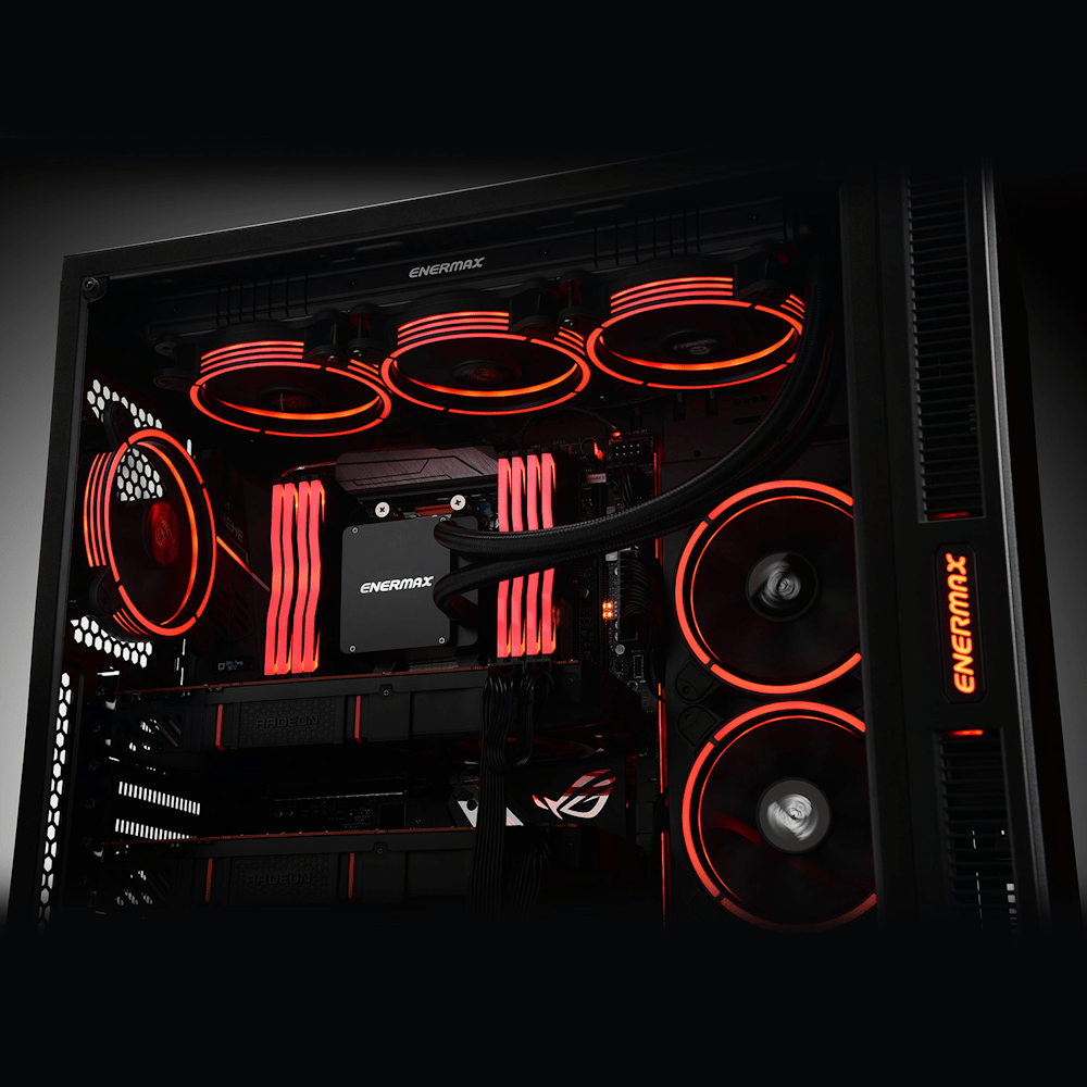 ENERMAX T.B. RGB 120mm RGB PWM PC Case Fan, 6 Pack with 3-in-1 Remote Control-6-Nano Komputer