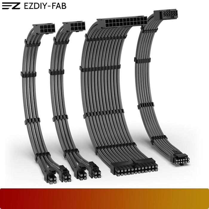 EZDIY - FAB 16AWG PCIe 5.0 12VHPWR Male to Female Power Supply Cable Extension - 11 - Nano Komputer