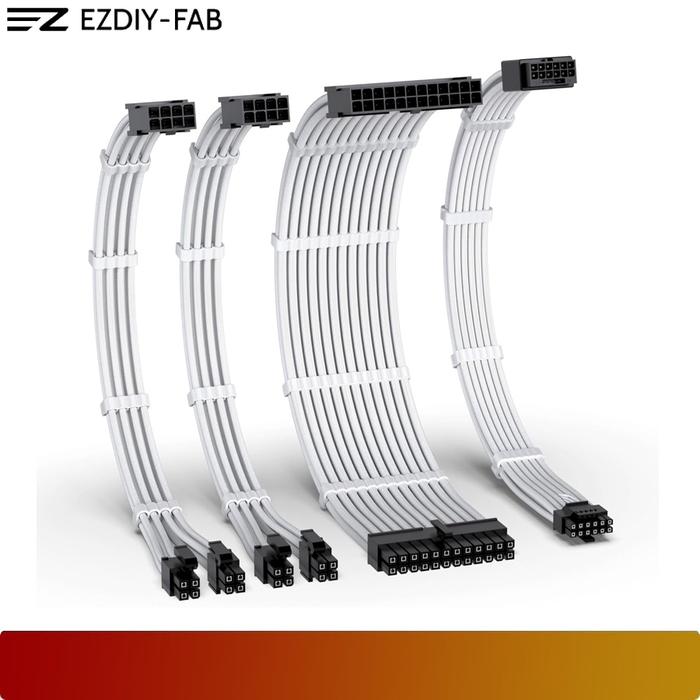 EZDIY - FAB 16AWG PCIe 5.0 12VHPWR Male to Female Power Supply Cable Extension - 7 - Nano Komputer