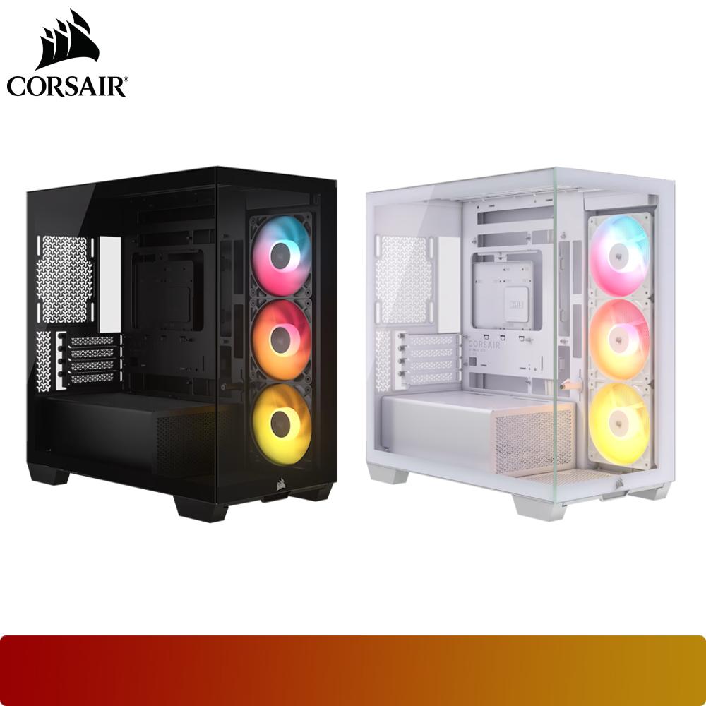 CORSAIR 2800X RS-R ARGB PANORAMIC GLASS Micro-ATX PC Case