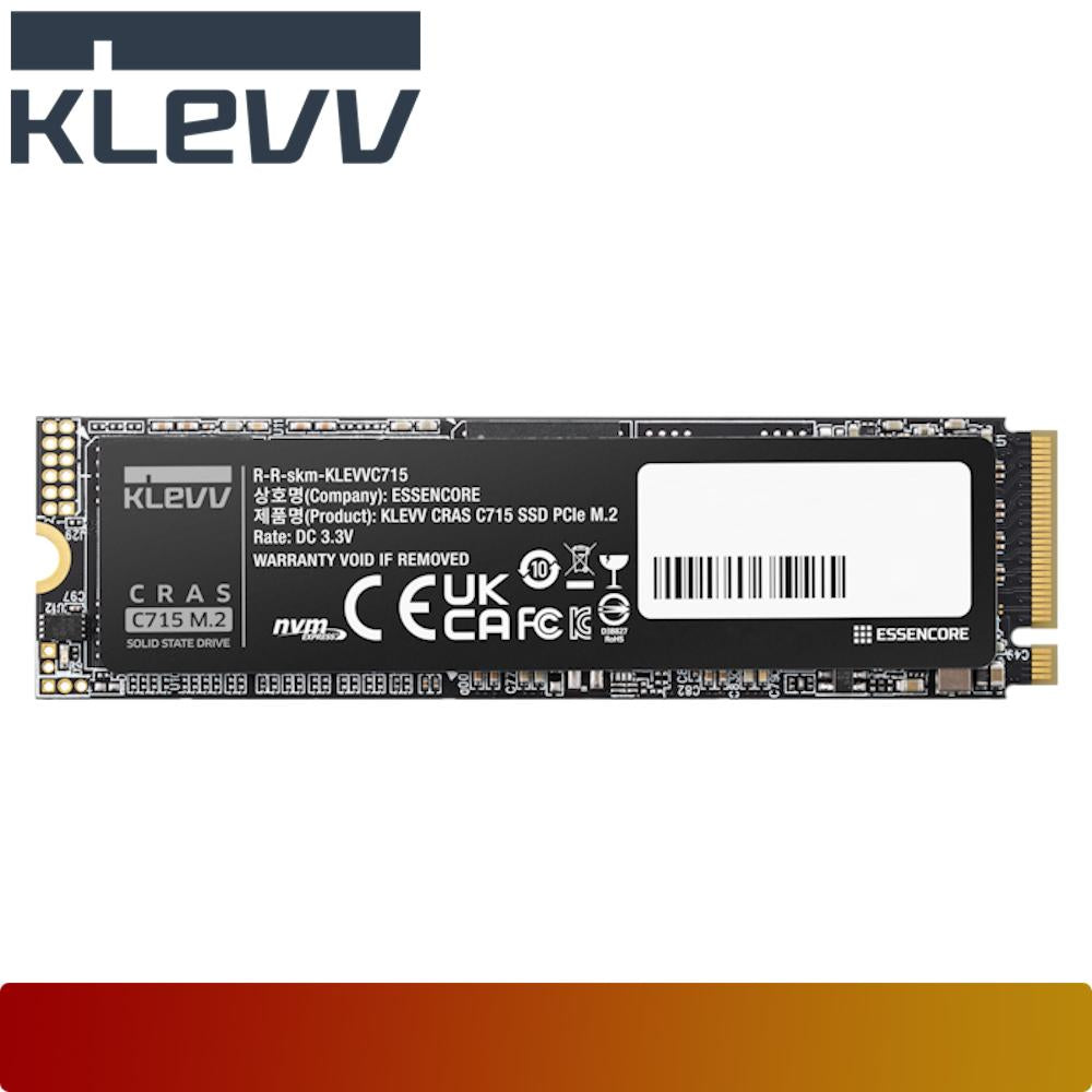 KLEVV CRAS C715 1TB M.2 NVMe PCIe Gen3x4 SSD