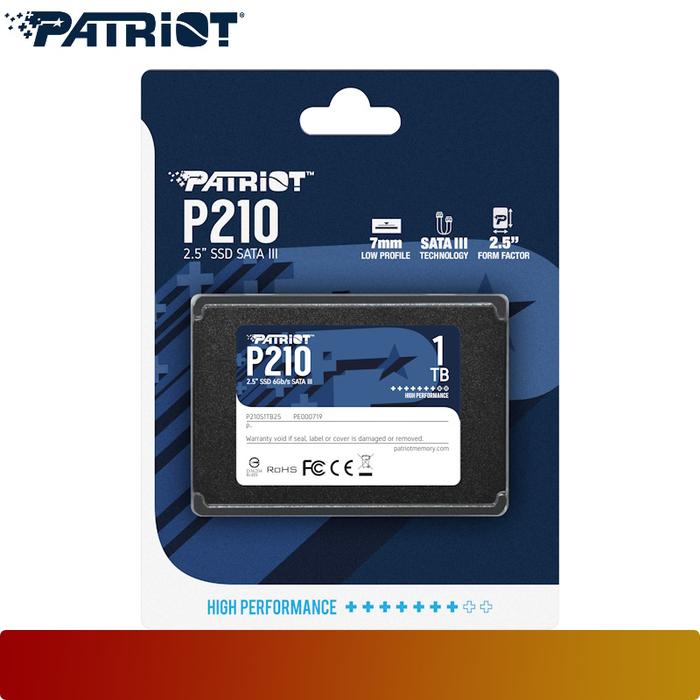 PATRIOT P210 2.5" SSD SATA III 1TB
