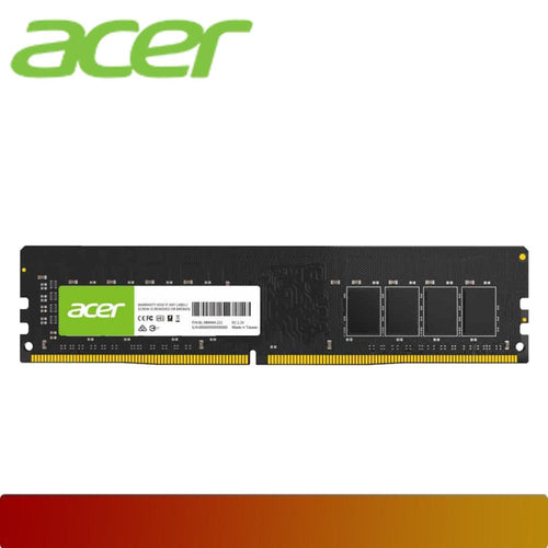 ACER UD100 8GB (1x8GB) DDR4 DRAM 3200MT/s CL22 Desktop Memory