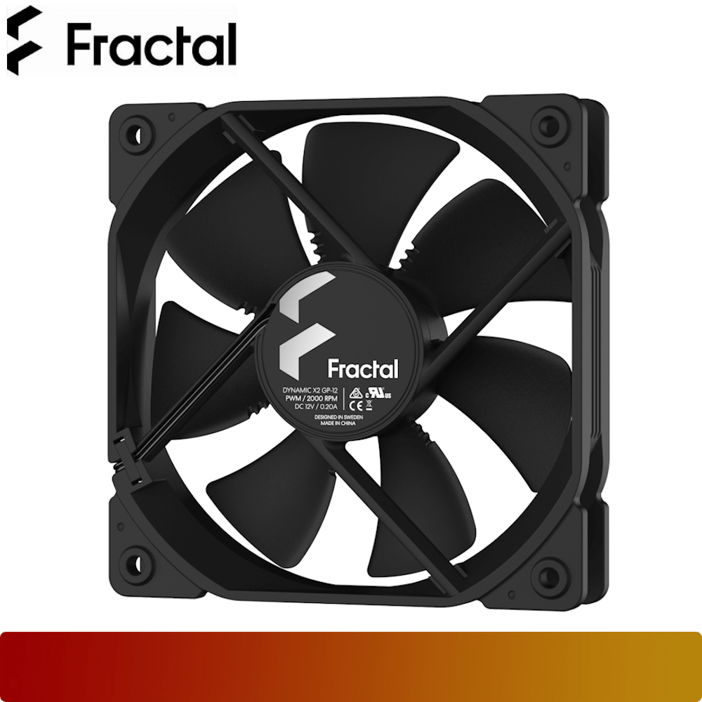 FRACTAL DESIGN Dynamic X2 GP-12 PWM-2-Nano Komputer