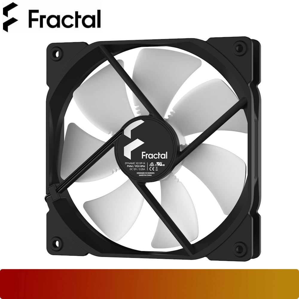 FRACTAL DESIGN Dynamic X2 GP-14 PWM-3-Nano Komputer