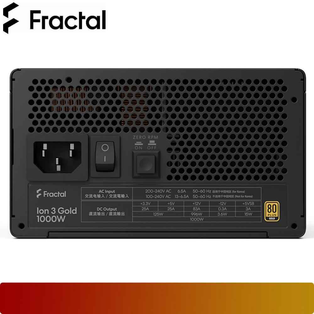 FRACTAL DESIGN Ion 3 Gold 1000W - 4 - Nano Komputer
