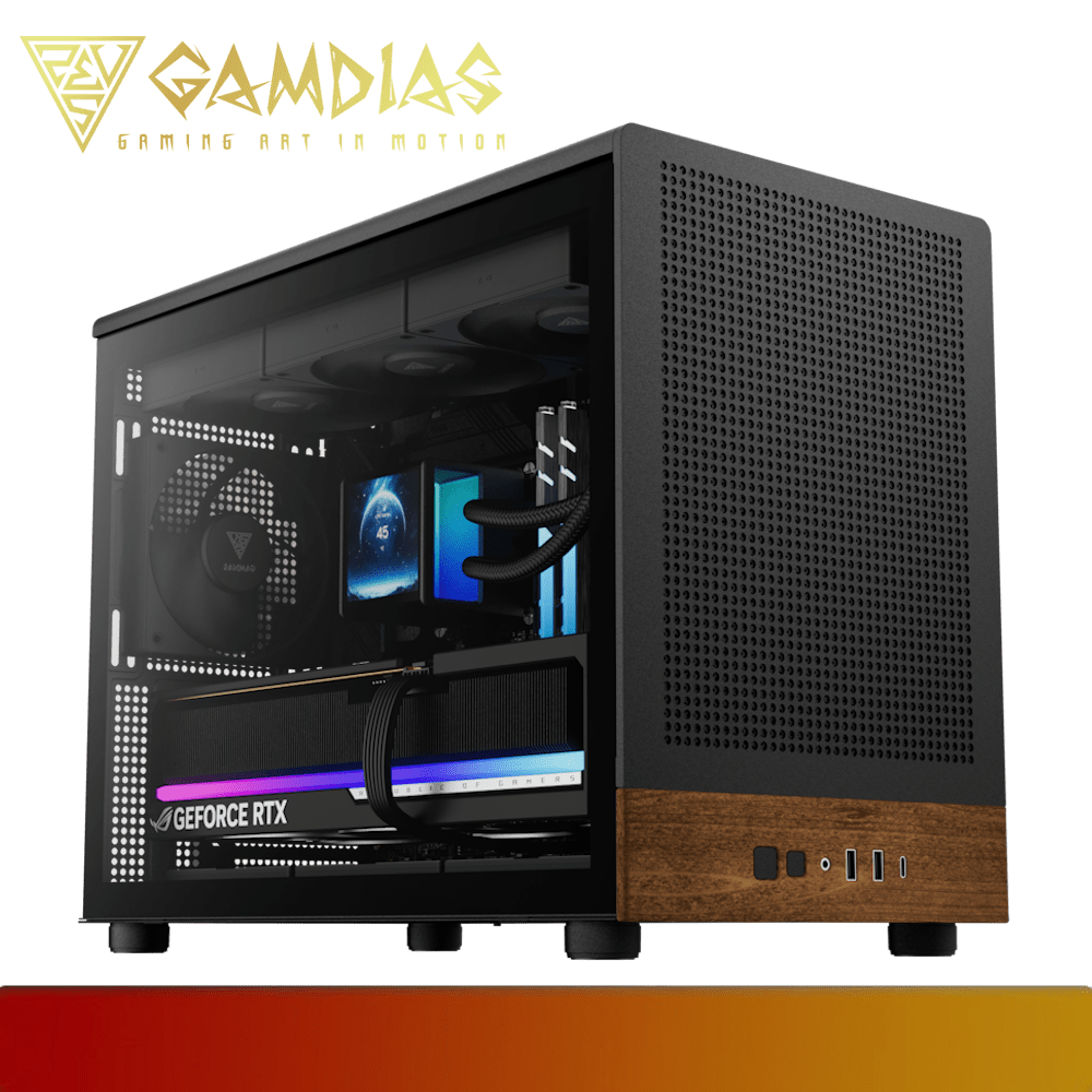 GAMDIAS ATHENA M4M WOOD - 1 - Nano Komputer