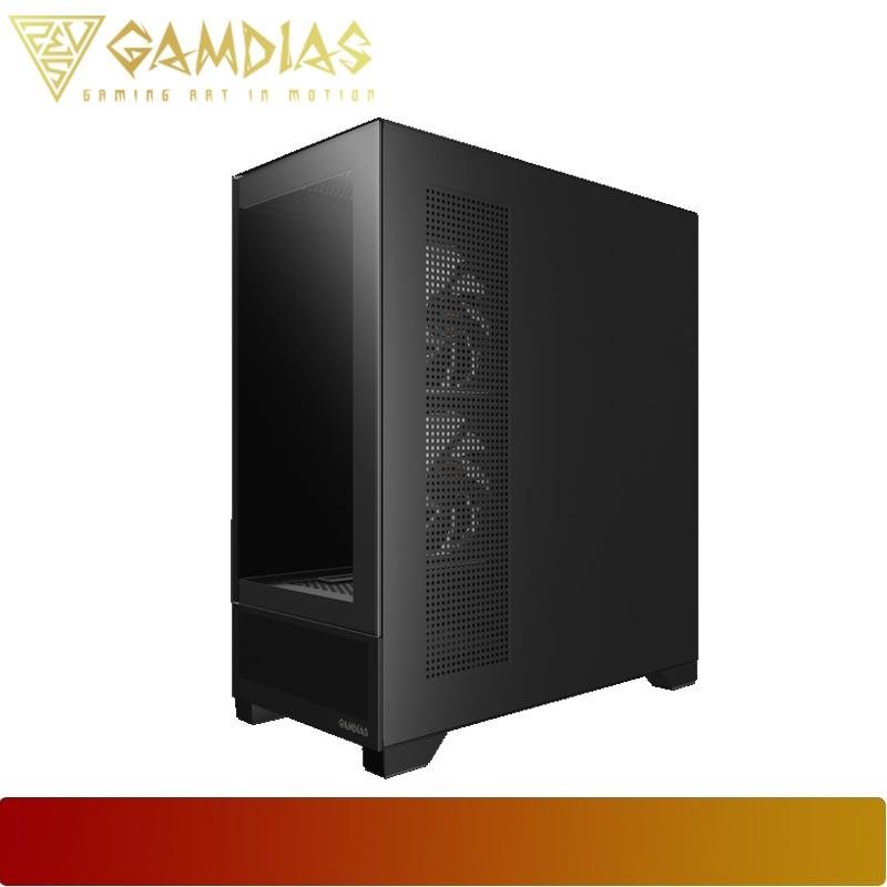 GAMDIAS ATLAS M1 | Seamless Tempered Glass Display PC Case - 11 - Nano Komputer