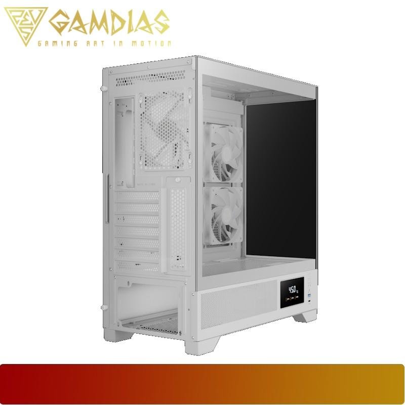 GAMDIAS ATLAS M1 | Seamless Tempered Glass Display PC Case - 10 - Nano Komputer