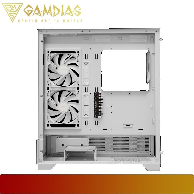 GAMDIAS ATLAS M1 | Seamless Tempered Glass Display PC Case - 7 - Nano Komputer