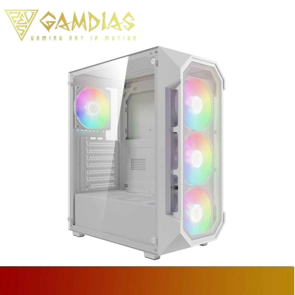 GAMDIAS AURA GC1 ELITE ARGB | Mesh ARGB Mid Tower Case - 7 - Nano Komputer