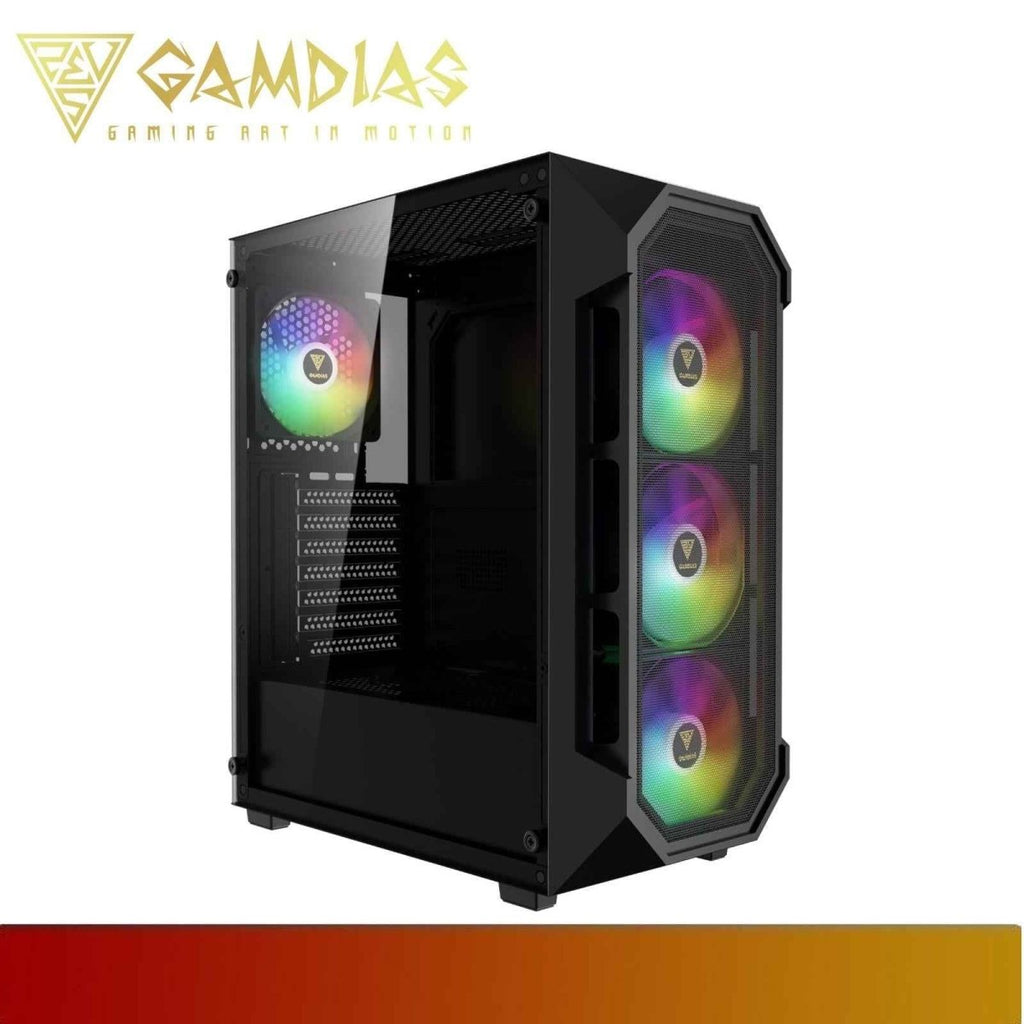 GAMDIAS AURA GC1 ELITE ARGB | Mesh ARGB Mid Tower Case - 6 - Nano Komputer