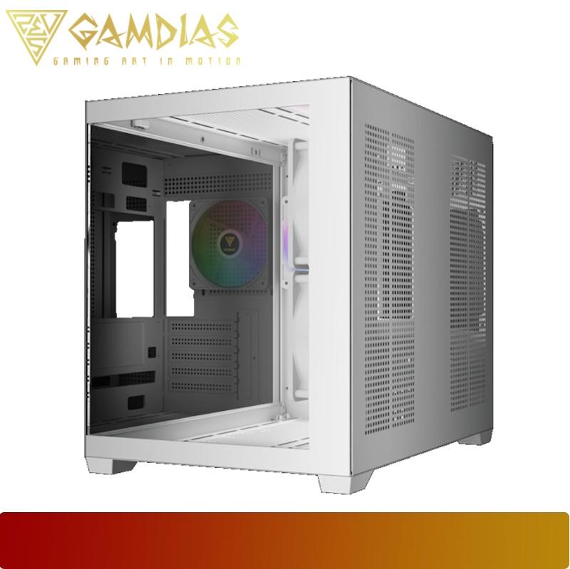 GAMDIAS AURA GC10M V2 ARGB | Spacious Panoramic ARGB Micro - Tower PC Case - 7 - Nano Komputer