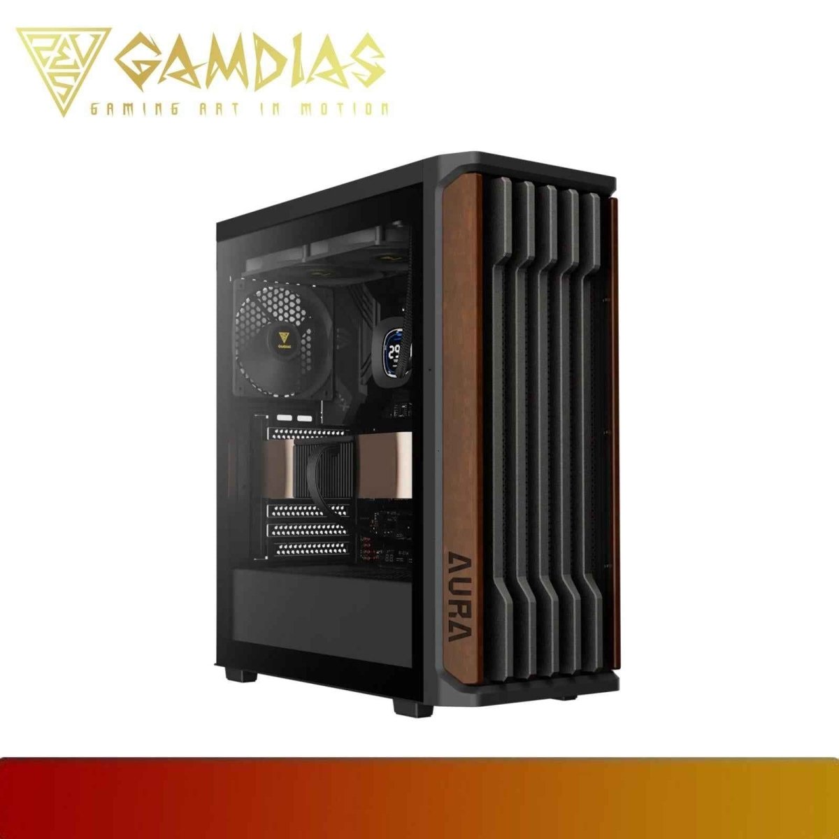 GAMDIAS AURA GC11 WOOD - 1 - Nano Komputer