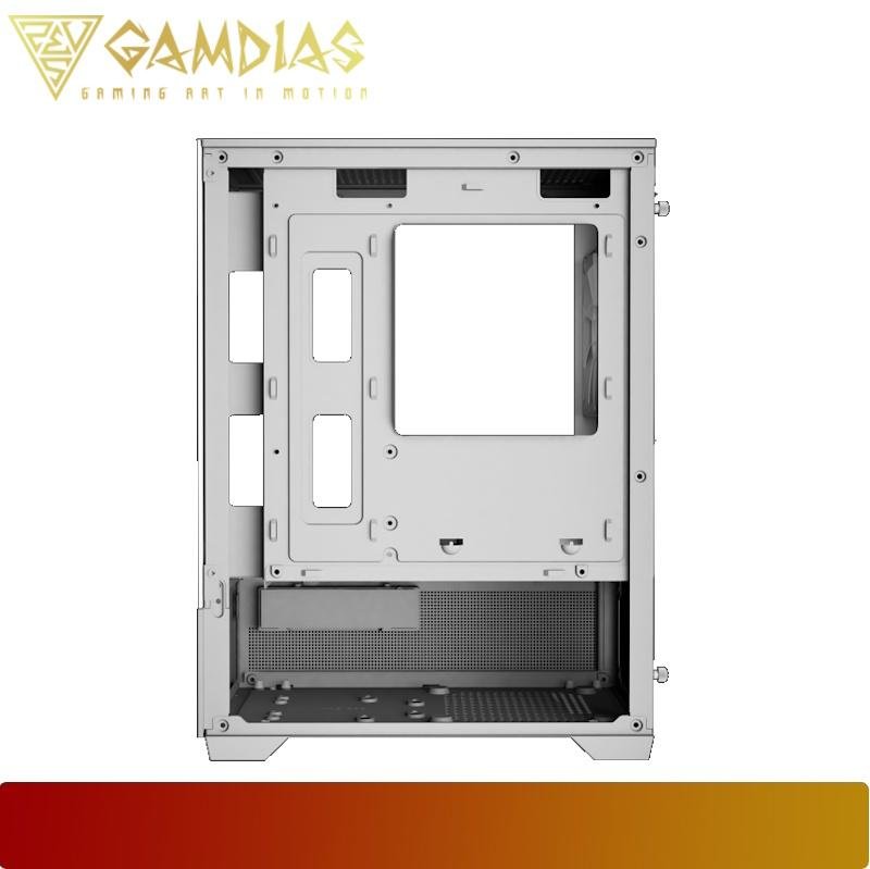 GAMDIAS AURA GC9M ELITE ARGB | COMPACT PANORAMIC ARGB MICRO TOWER CASE - 4 - Nano Komputer