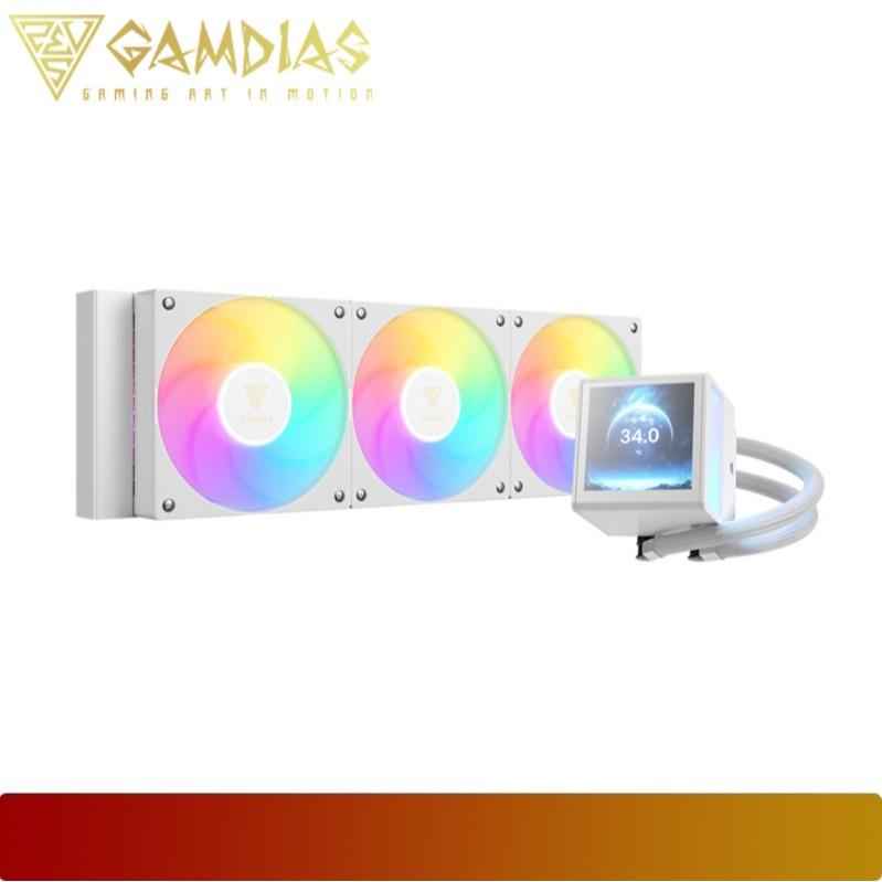 GAMDIAS CHIONE P5 - 360 | 360mm Liquid CPU Cooler with 3.4" IPS LCD Display - 14 - Nano Komputer