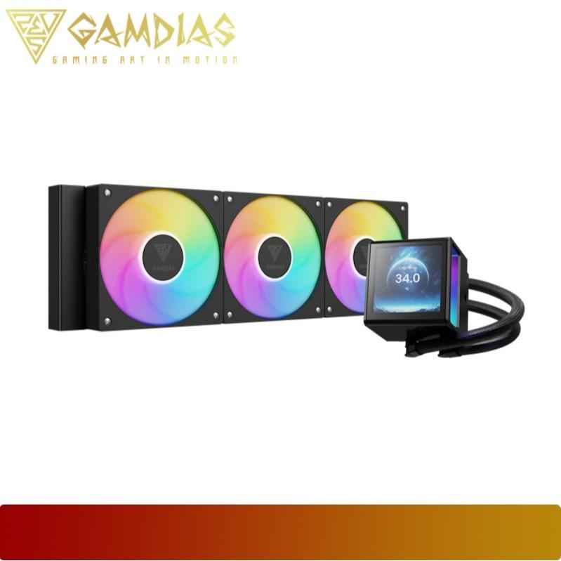 GAMDIAS CHIONE P5 - 360 | 360mm Liquid CPU Cooler with 3.4" IPS LCD Display - 13 - Nano Komputer