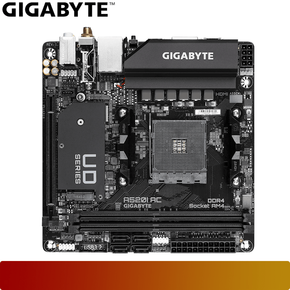 GIGABYTE A520I AC - 2 - Nano Komputer