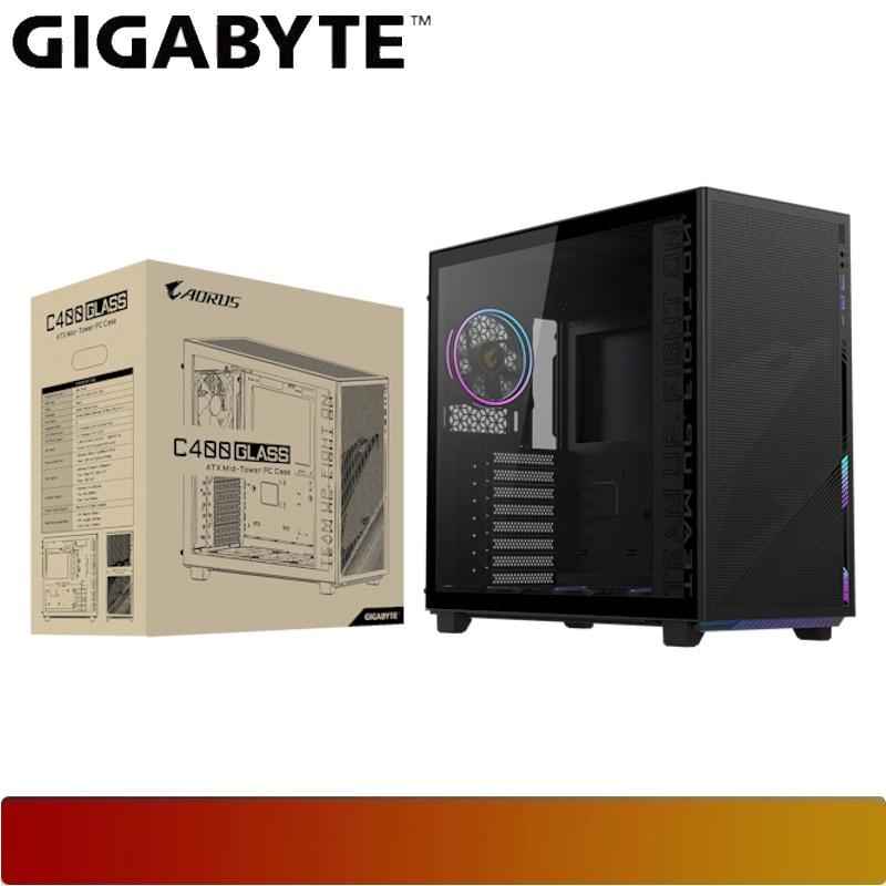GIGABYTE AORUS C400 GLASS | ATX Mid - Tower PC Case - 7 - Nano Komputer