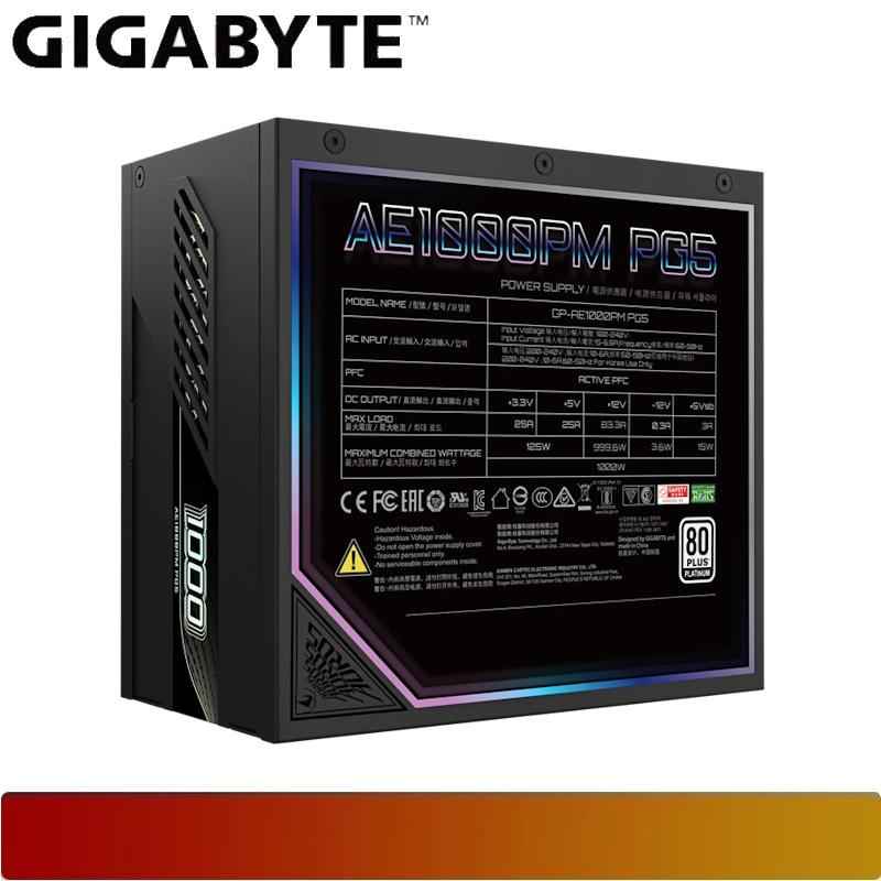 GIGABYTE AORUS ELITE P1000W 80+ Platinum Modular PCIe 5.0 - 2 - Nano Komputer