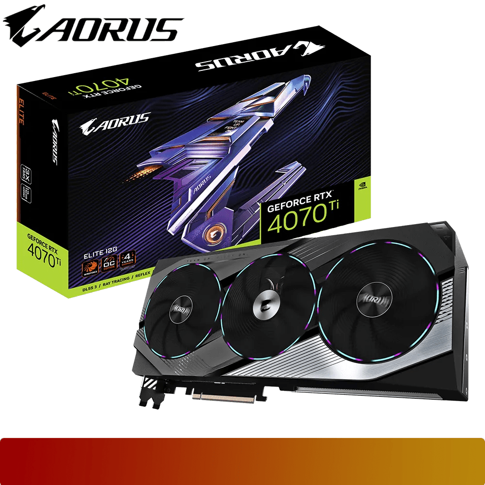 GIGABYTE AORUS GeForce RTX 4070 Ti ELITE 12G - 1 - Nano Komputer