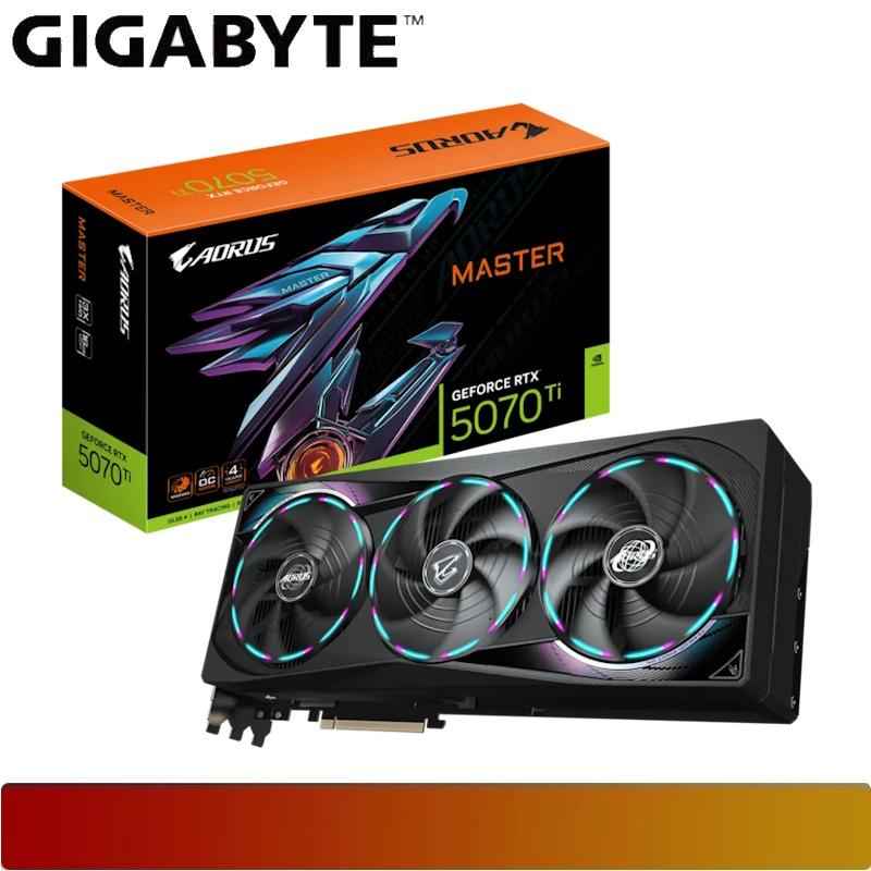 GIGABYTE AORUS GeForce RTX 5070 Ti MASTER 16G - 1 - Nano Komputer