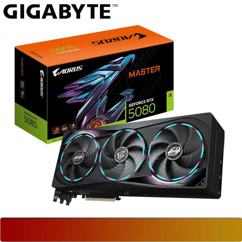 GIGABYTE AORUS GeForce RTX 5080 MASTER 16G - 1 - Nano Komputer