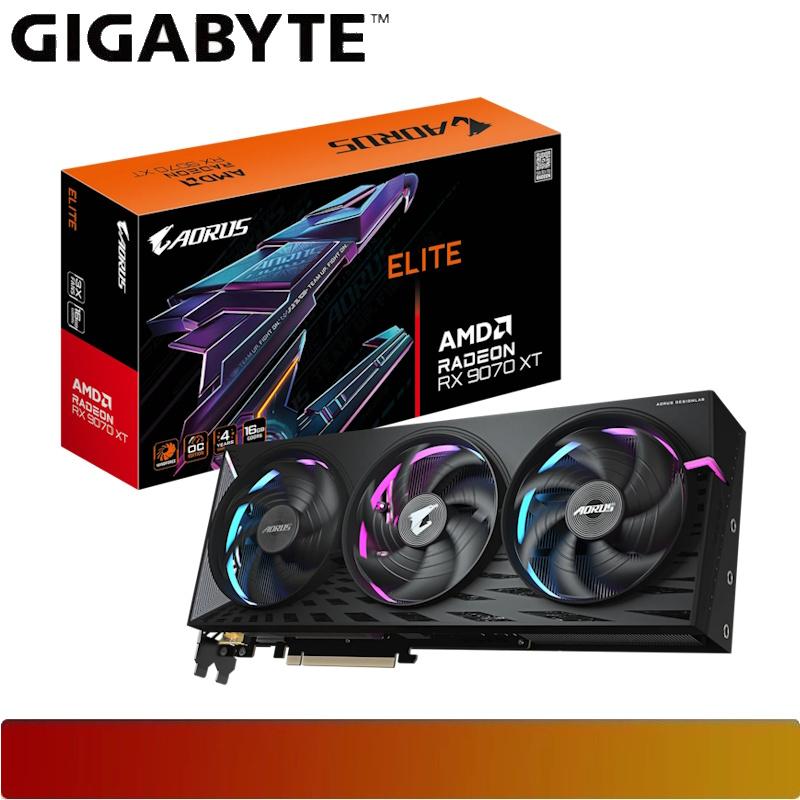 GIGABYTE AORUS Radeon RX 9070 XT ELITE 16G - 1 - Nano Komputer