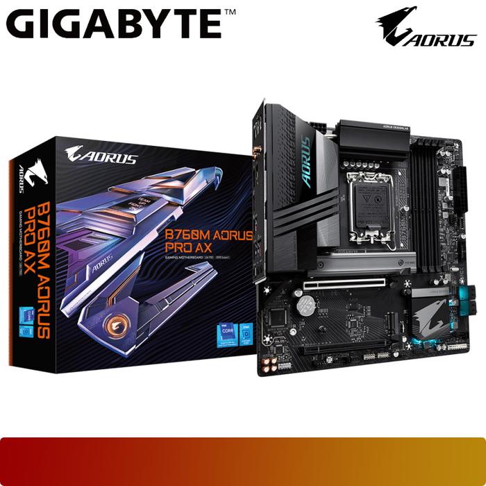 GIGABYTE B760M AORUS PRO AX | Intel B760 LGA 1700 DDR5 Micro ATX - 1 - Nano Komputer