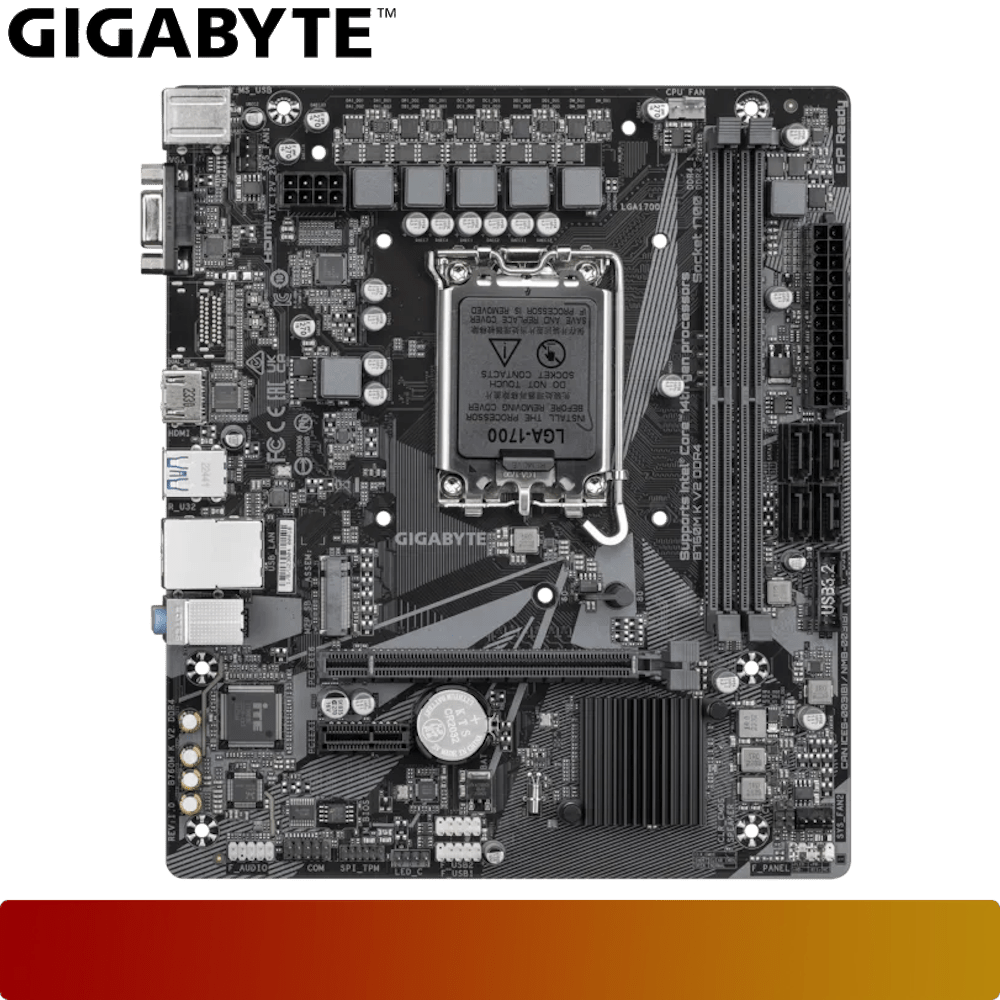 GIGABYTE B760M K V2 DDR4-2-Nano Komputer