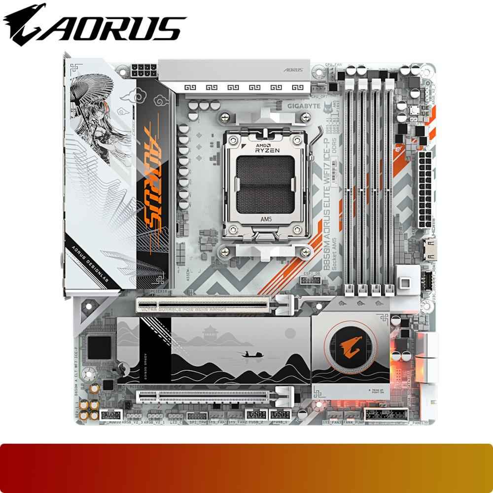GIGABYTE B850M AORUS ELITE WIFI7 ICE - P - 4 - Nano Komputer
