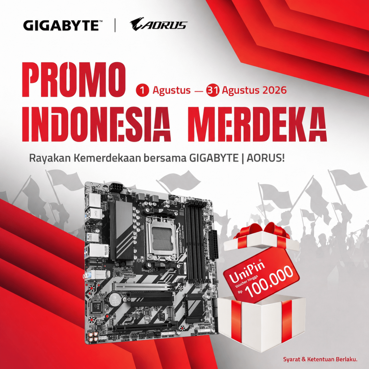 GIGABYTE B850M D3HP-1-Nano Komputer