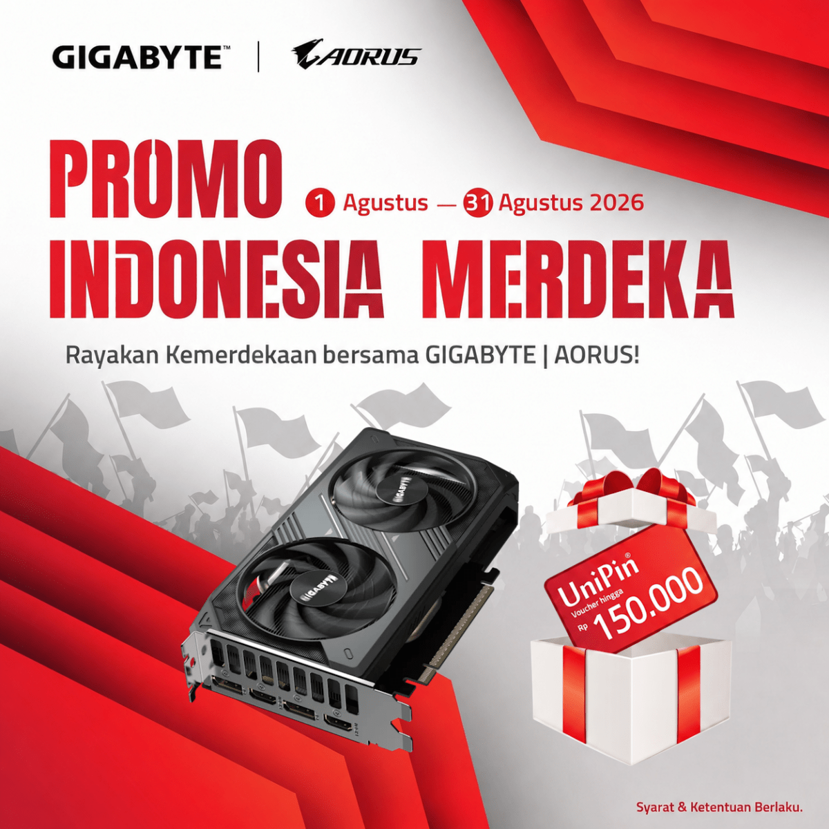 GIGABYTE GeForce RTX 5050 WINDFORCE OC 8G-1-Nano Komputer