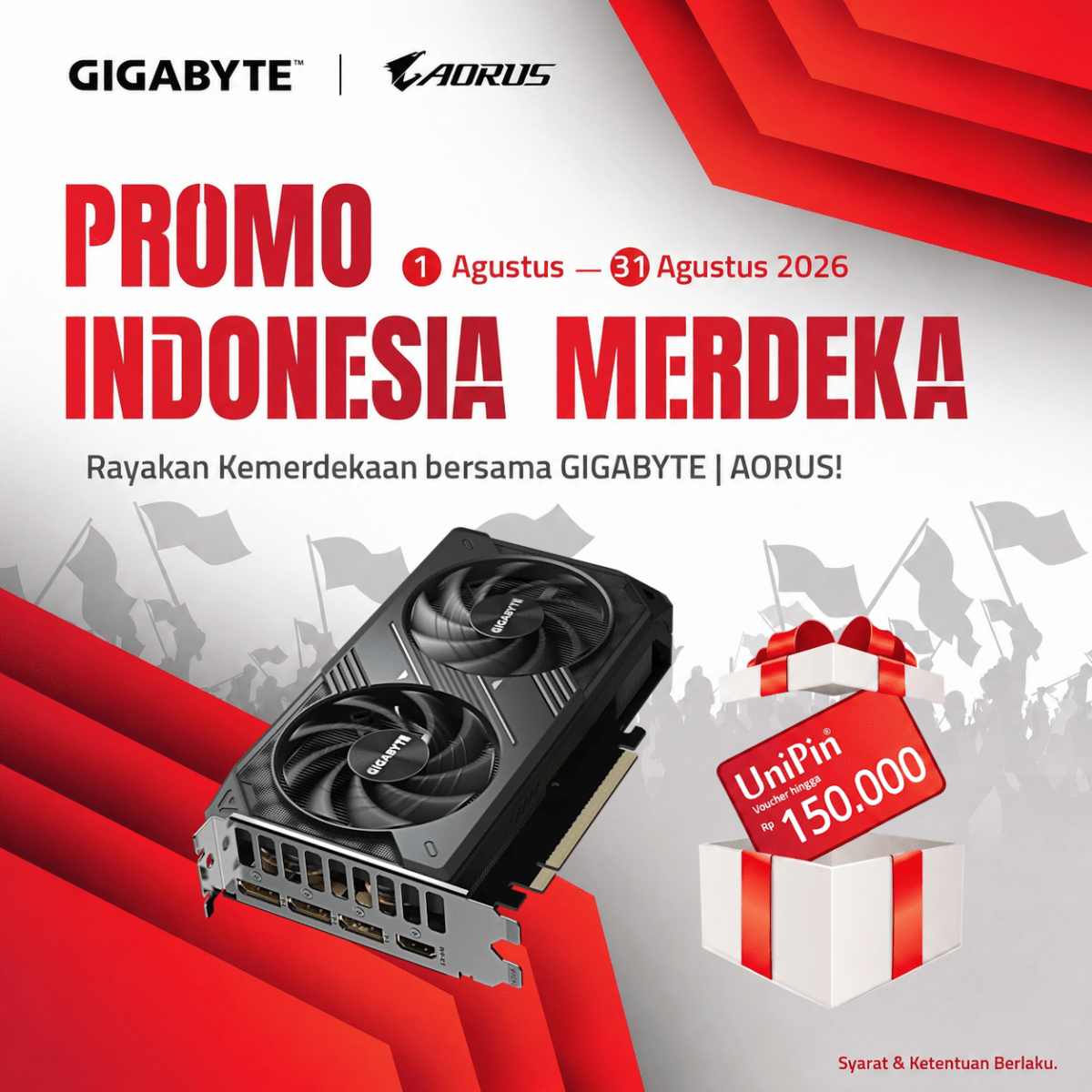 GIGABYTE GeForce RTX 5060 Ti WINDFORCE 8G-1-Nano Komputer