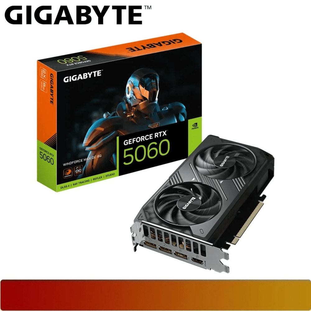 GIGABYTE GeForce RTX 5060 WINDFORCE MAX OC 8G-1-Nano Komputer