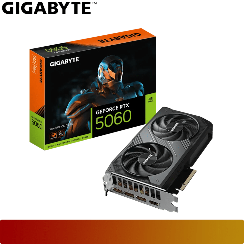 GIGABYTE GeForce RTX 5060 WINDFORCE OC 8G-1-Nano Komputer