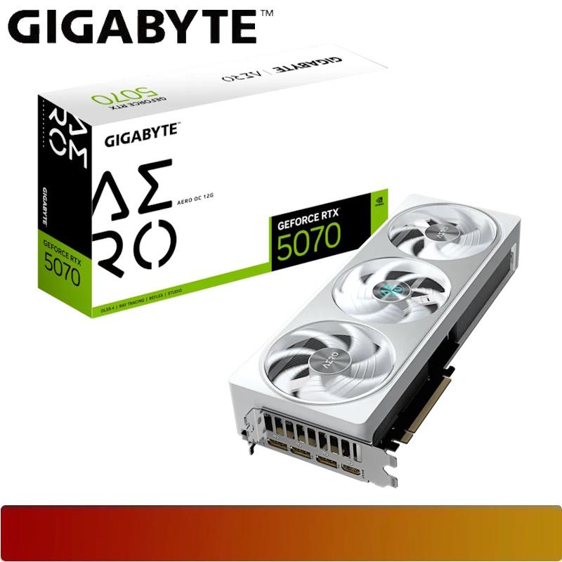 GIGABYTE GeForce RTX 5070 AERO OC 12G - 1 - Nano Komputer