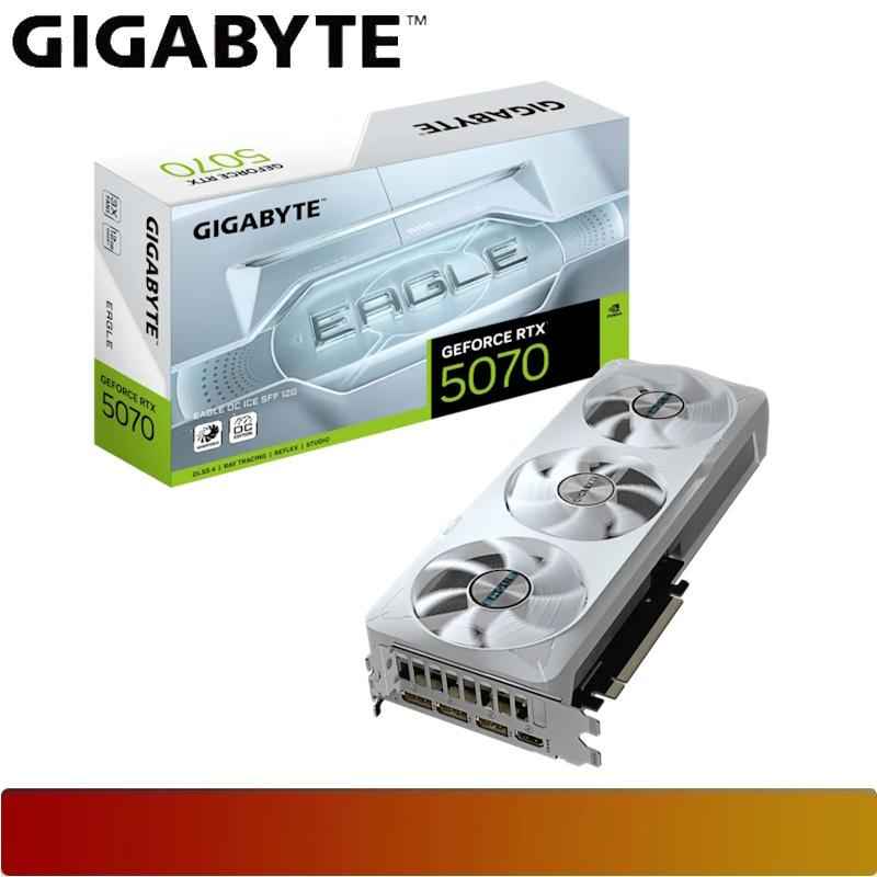 GIGABYTE GeForce RTX 5070 EAGLE OC ICE SFF 12G