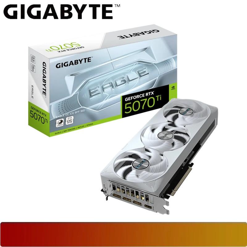 GIGABYTE GeForce RTX 5070 Ti EAGLE OC ICE SFF 16G - 1 - Nano Komputer