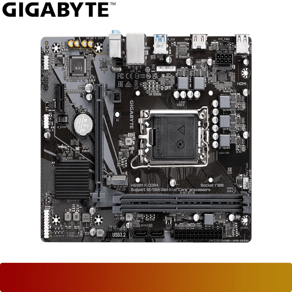 GIGABYTE H610M K DDR4-5-Nano Komputer