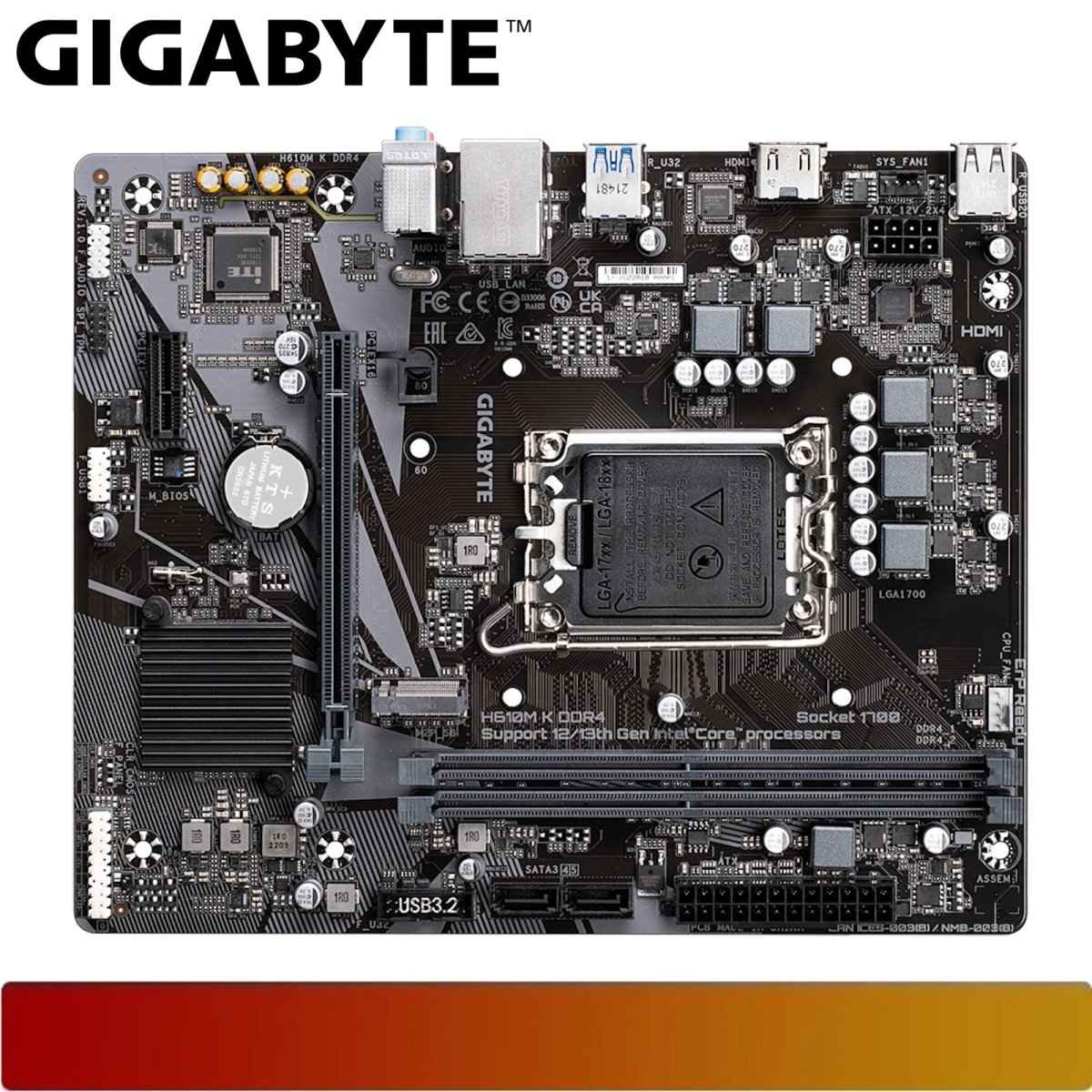 GIGABYTE H610M K DDR4