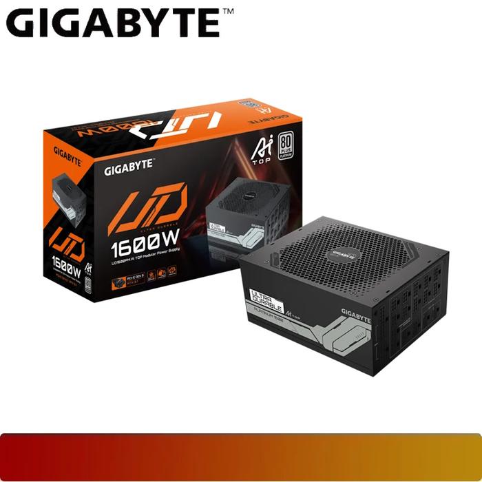 GIGABYTE UD1600PM PG5 AI TOP | PSU 1600W 80+ Platinum ATX 3.1 Flat Cable - 1 - Nano Komputer